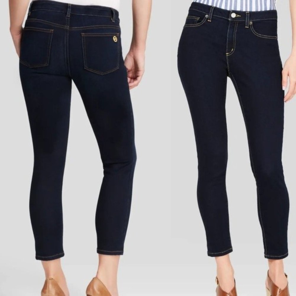 Michael Kors skinny dark wash jeans